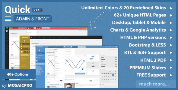 bootstrap admin template nulled php
