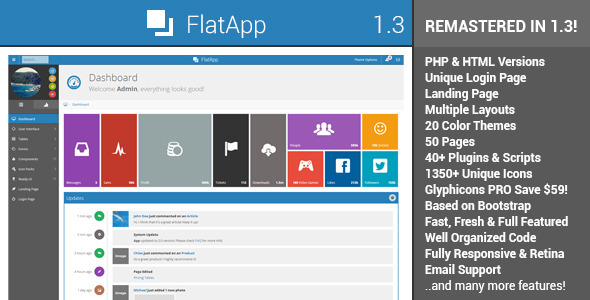 FlatApp - Premium Admin Dashboard Template