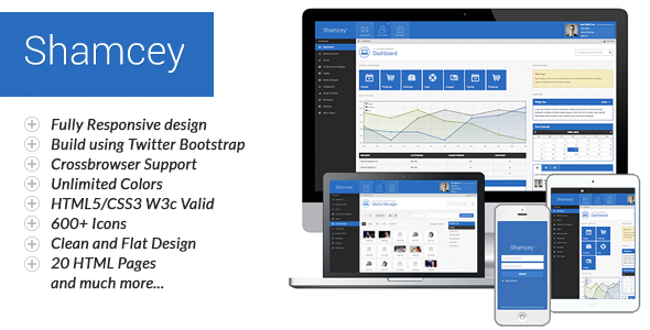 Shamcey Metro Style Admin Template