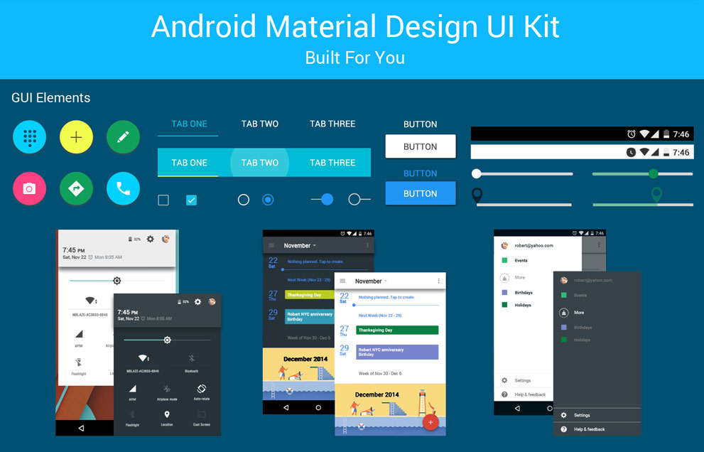 11 Best Free Material Design UI Kits for Sketch & PSD in 2018 | by Mockplus  | Prototypr