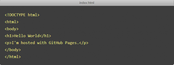 create an index file