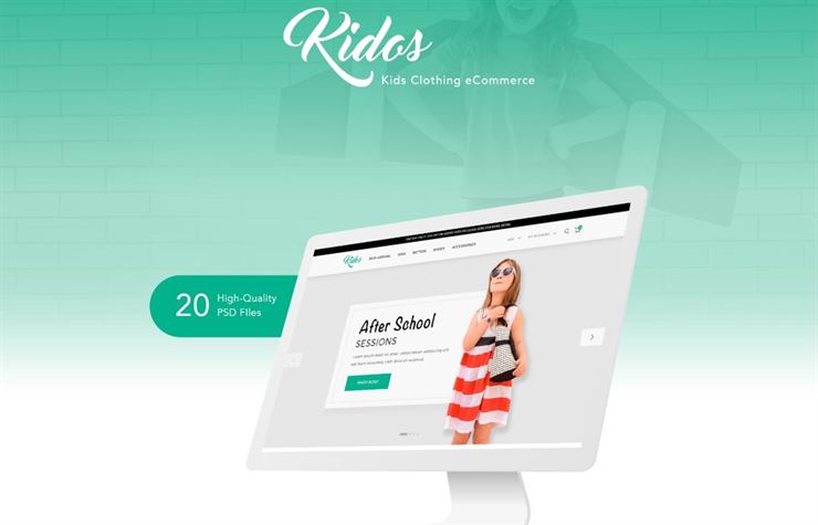 Kidos eCommerce Template Web3Canvas