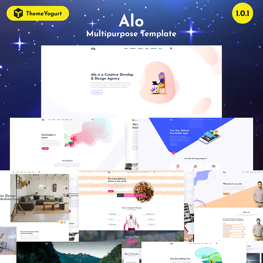 Alo - Truly Multipurpose Website Template