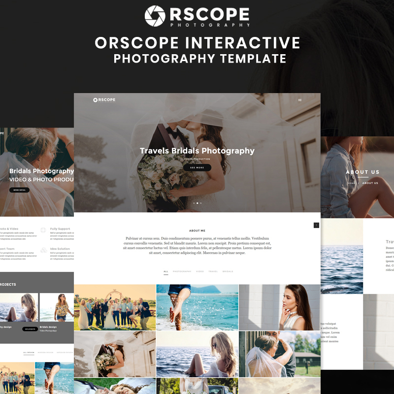 Orscope - Interactive Photography Website Template
